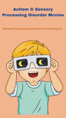 child with sensory processing disorder watching a movie about autism Autism & Sensory Processing Disorder Movies 
