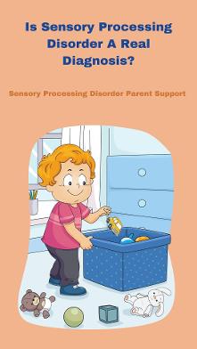 a child with sensory processing disorder playing with toys Is Sensory Processing Disorder A Real Diagnosis?  