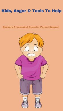 angry child with sensory processing disorder adhd Kids, Anger & Tools To Help