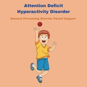 child with sensory differences jumping with a ball Attention Deficit Hyperactivity Disorder (ADHD)  