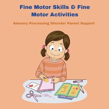 Sensory processing disorder child doing fine motor Fine Motor Skills & Fine Motor Activities Toys For Kids with Sensory Processing Disorder