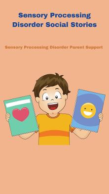 child with sensory processing and autism holding social stories Sensory Processing Disorder Social Stories