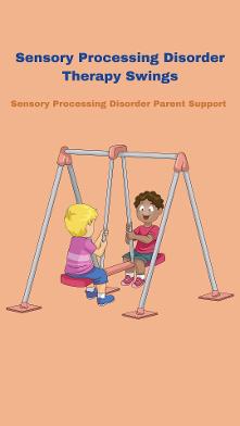 children with sensory processing disorder on therapy swings swining Sensory Autism Therapy Swings 