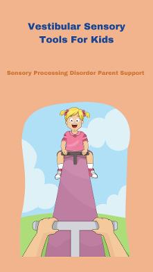 child with sensory processing disorder on teeter totter Vestibular Toys & Tools for Kids with Sensory Differences 