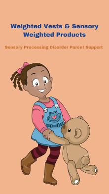 child with sensory processing disorder holding weighted animal Weighted Vests, Jackets &  Sensory Weighted Products For Sensory Processing Disorder (SPD) & Autism 